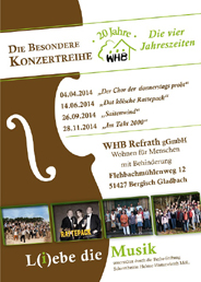 WHB-Refrath-Konzertreihe - Zum Vergrößern hier klicken